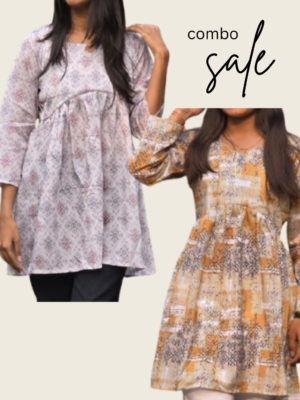 flared kurti combo