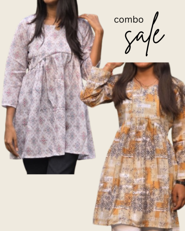 flared kurti combo
